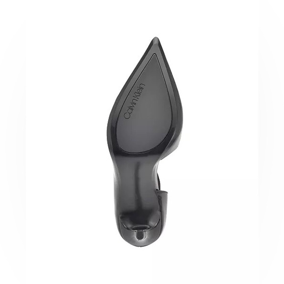 NWT Calvin Klein Size 8.5 Black Patent Leather Pumps - Picture 5 of 5